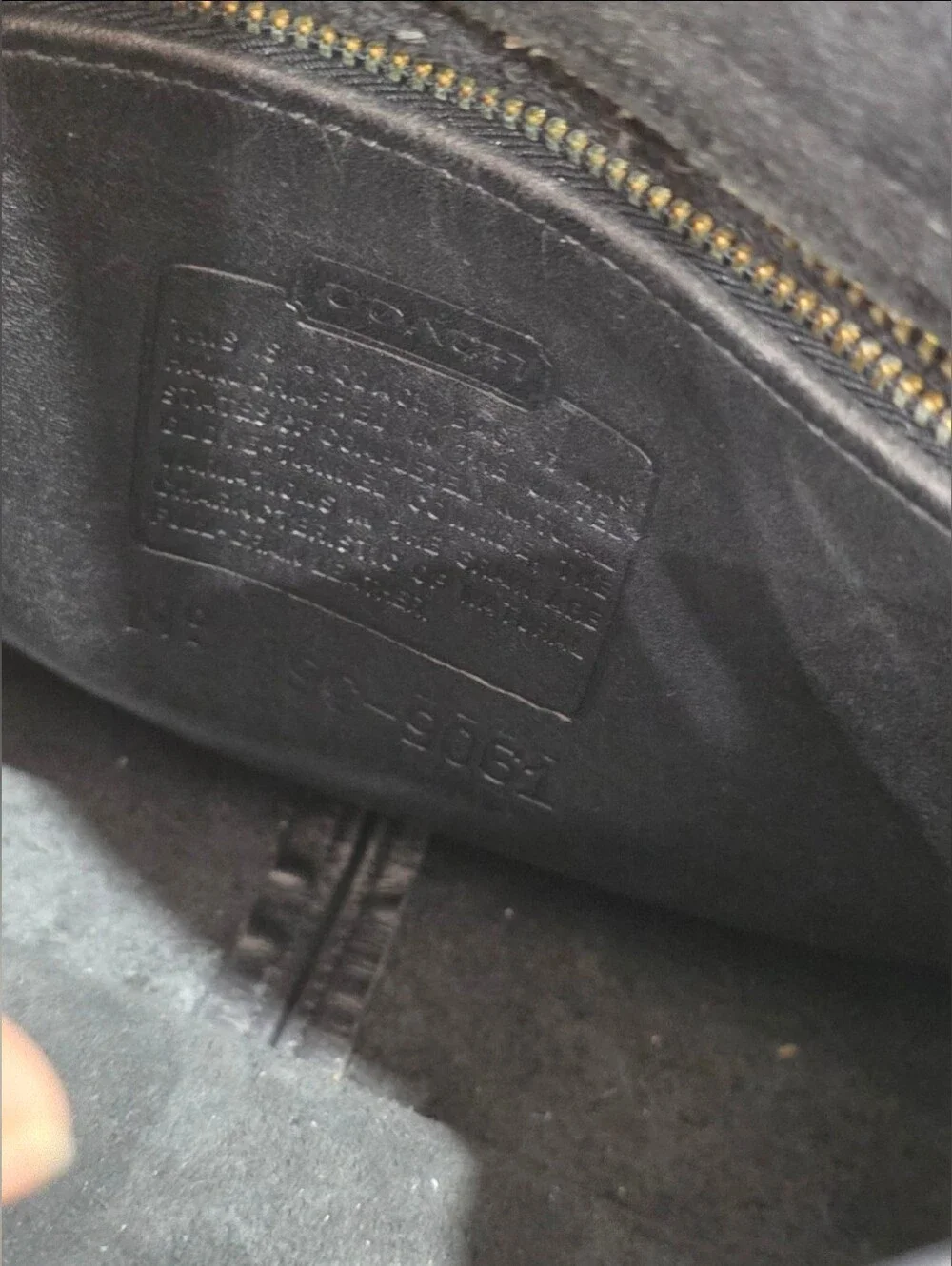Coach vintage black